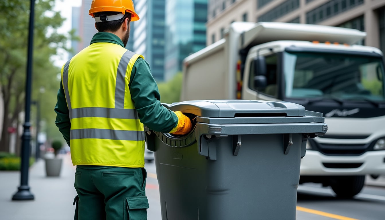 découvrez comment la poubelle urbaine à cuve amovible améliore les conditions de travail des éboueurs en réduisant les troubles musculosquelettiques grâce à une gestion ergonomique et simplifiée des déchets.